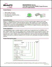 Click here to download M60492JCCD Datasheet