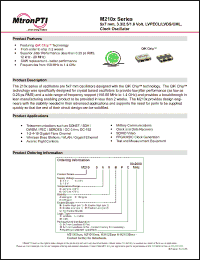 Click here to download M210168BLN Datasheet