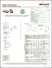 Click here to download M400420S2PK Datasheet