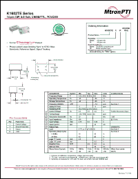 Click here to download K1602TEW Datasheet