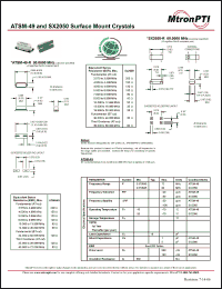 Click here to download SX2050 Datasheet