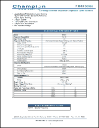 Click here to download K1613 Datasheet