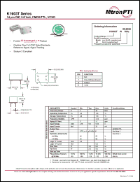 Click here to download K1603T-R Datasheet