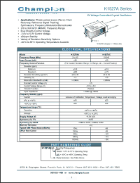 Click here to download K1527AA Datasheet