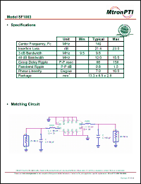 Click here to download SF1003 Datasheet