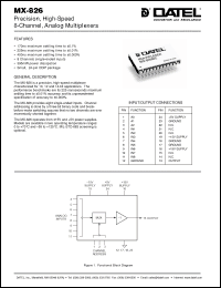 Click here to download MX-826MC Datasheet