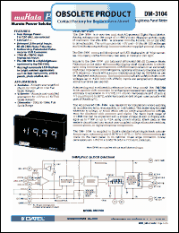 Click here to download DM-3104 Datasheet