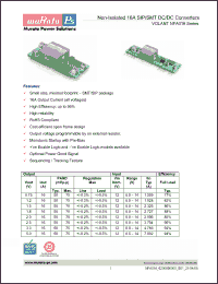 Click here to download NFA0161500S0C Datasheet