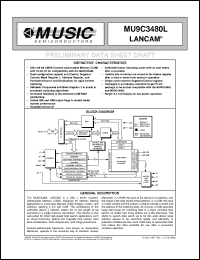 Click here to download MU9C3480L-12 Datasheet