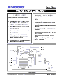 Click here to download MU9C5480A-90DC Datasheet
