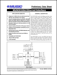 Click here to download MU9C8328A-RDC Datasheet