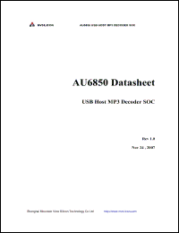 Click here to download AU6850A Datasheet
