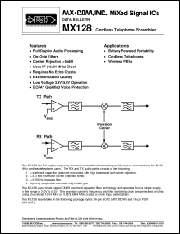 Click here to download MX128P Datasheet