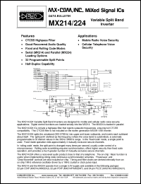 Click here to download MX214LH Datasheet