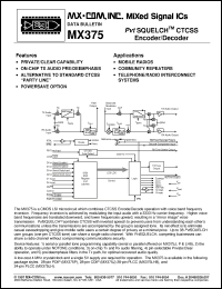 Click here to download MX375P Datasheet