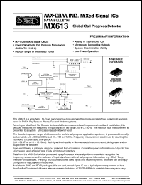 Click here to download MX613DW Datasheet