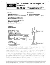 Click here to download MX629P Datasheet