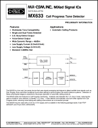 Click here to download MX633P Datasheet