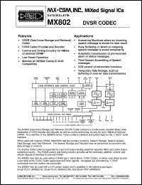 Click here to download MX802J Datasheet
