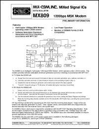 Click here to download MX809J Datasheet