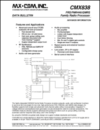 Click here to download CMX838D1 Datasheet