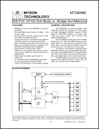 Click here to download MTD658E Datasheet