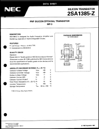 Click here to download 2SA1385-Z Datasheet