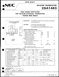 Click here to download 2SA1463-T2 Datasheet