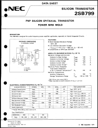 Click here to download 2SB799-T2 Datasheet