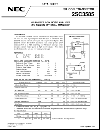 Click here to download 2SC3585-T2B Datasheet