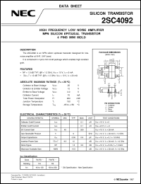 Click here to download 2SC4092-T2 Datasheet