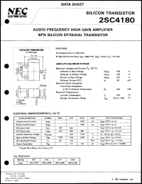 Click here to download 2SC4180-T1 Datasheet