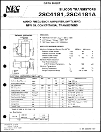 Click here to download 2SC4181-T2 Datasheet