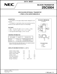 Click here to download 2SC5004-T1 Datasheet