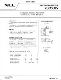 Click here to download 2SC5005-T1/-T2 Datasheet