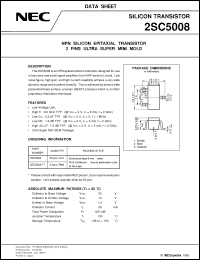 Click here to download 2SC5008-T1/-T2 Datasheet