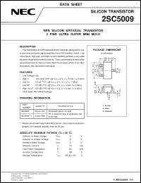 Click here to download 2SC5009-T1/-T2 Datasheet