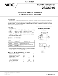 Click here to download 2SC5010-T1/-T2 Datasheet