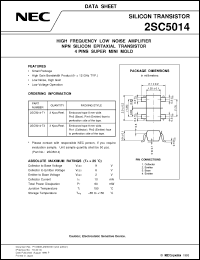 Click here to download 2SC5014-T1/-T2 Datasheet