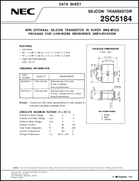 Click here to download 2SC5184-T1 Datasheet