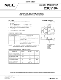 Click here to download 2SC5194-T1 Datasheet