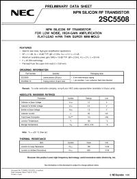 Click here to download 2SC5508-T2 Datasheet