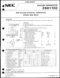 Click here to download 2SD1702-T2 Datasheet