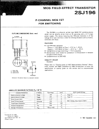 Click here to download 2SJ196-T/JM Datasheet