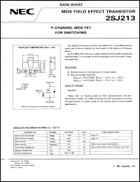 Click here to download 2SJ213-T1 Datasheet