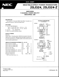 Click here to download 2SJ324-Z Datasheet