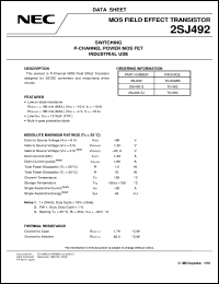 Click here to download 2SJ492 Datasheet