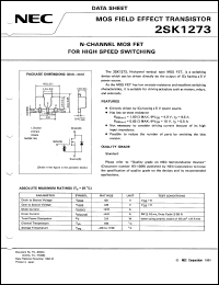 Click here to download 2SK1273-T1 Datasheet