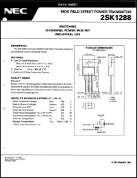 Click here to download 2SK1288 Datasheet