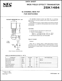 Click here to download 2SK1484-T/JD Datasheet
